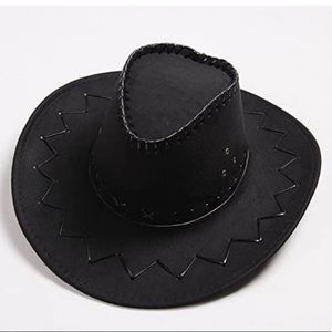 Stapiowal Fashion Cowboy Cap Solid Color Wide Brim Hat for fancy dress party